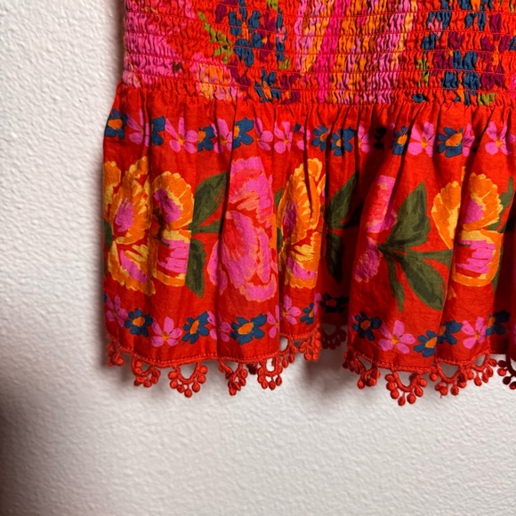 FARM Rio Colorful Floral Ruffle Mini Dress - Picture 5 of 12